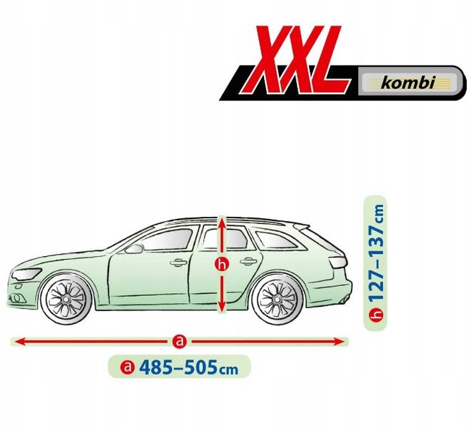 Тент автомобильный для Хечбека Универсала XXL 505 х 148 x 137 см Membrane Garage (5-4730-248-3050) 75078 фото