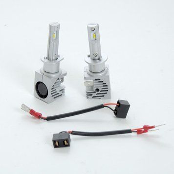 LED лампи автомобільні FORT F4MINI H1 4000Lm / CSP / 6000K / IP65 / 9-16V / 25W / радіатор + кулер / 2шт 57178 фото