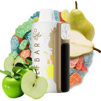 Elf Bar Sour King 30000 Sour Apple Pear Кисле Яблуко Груша 90857 фото