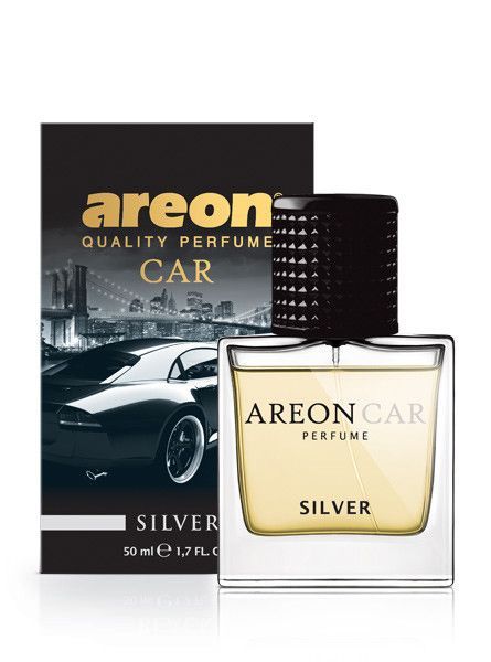 Ароматизатор повітря Areon Car Perfume 50ml Glass Silver 34646 фото