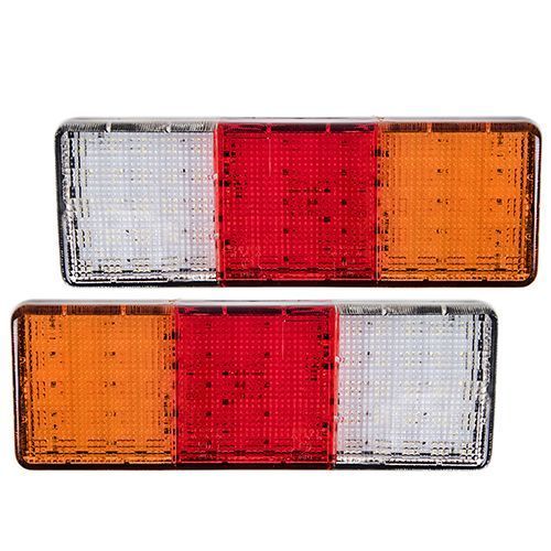 LED Задній ліхтар квадратний 75LED 10-30V 265 x92 мм 2 шт (BL-64975) 95079 фото