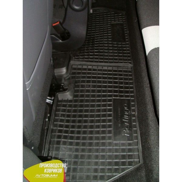 Автомобільні килимки в салон Citroen Berlingo 08-/Peugeot Partner 08- (Avto-Gumm) 28241 фото
