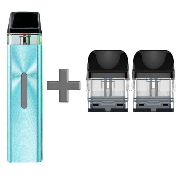 Багаторазовий Pod-Набір Vaporesso Xros Mini 1000mAh 2 мл (Картриджів 1 ОМ 3 шт) Sierra Blue Сьєрра Синій 66710 фото