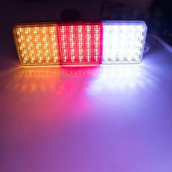 LED Задній ліхтар квадратний 75LED 10-30V 265 x92 мм 2 шт (BL-64975) 95079 фото