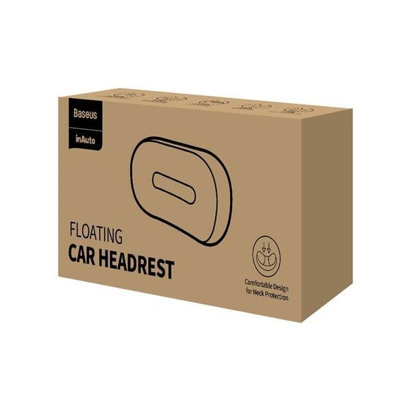Подушка на підголовник Baseus для шиї з пам'яттю / Floating Car Headrest 1 шт (CRTZ01-B01) 59165 фото