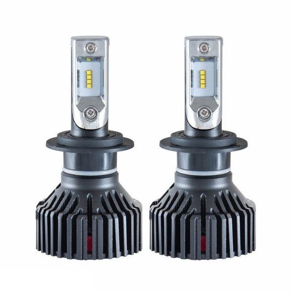 LED лампи автомобільні Solar H7 12/24V 8000Lm 60W 6000K IP67 радіатор та кулер 2 шт (8307) 39449 фото