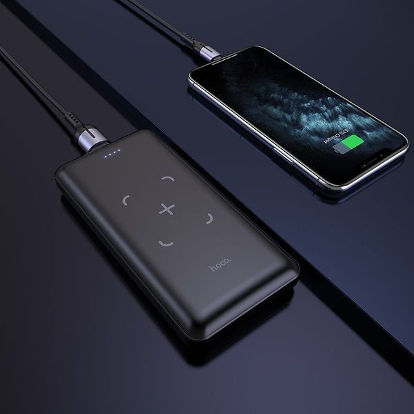 Портативный Аккумулятор Power Bank Hoco J50 Surf 10000 mAh Черный 44640 фото