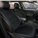 Накидки на передние сидения Алькантара Napoli Premium Черные 2 шт 32547 фото 6