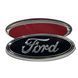Емблема задня Ford чорна срібло 175х74 мм метал (на скотчі) 94792 фото 2