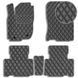 Коврики в салон Экокожа для Toyota RAV 4 CA30W 2005-2013 Черные 5 шт (Rombus) 68302 фото