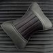 Накидки на передние сидения Алькантара Napoli Premium Черные 2 шт 32547 фото 9