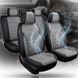 5D Авточехлы накидки для сидений Алькантара Экокожа Elegant VERONA комплект Серые (700 143) 60197 фото 1
