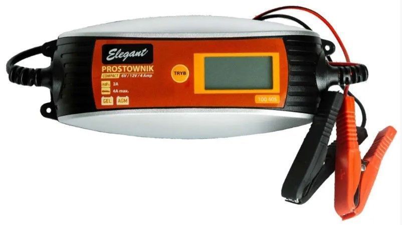 Зарядний пристрій автомобільного акумулятора Elegant Plus 6-12 V / 4 А (100440) 56255 фото