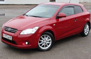 Дефлекторы окон ветровики Kia Ceed 3d 2006-2012 K10307 фото