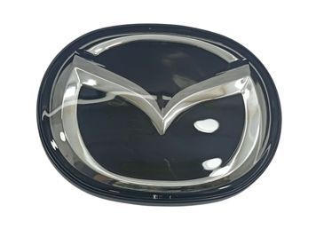 Емблема решітки Mazda 3 Angkesaila (2017-2019р) чорна+хром 142х112 мм під склом (на напрямних) 95881 фото