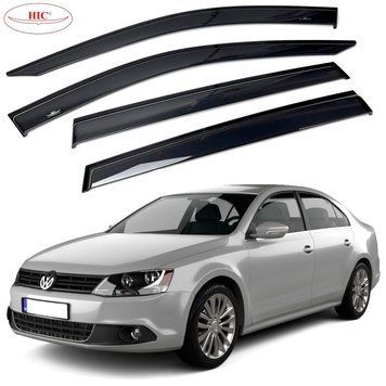 Дефлектори вікон вітровики HIC для Volkswagen Jetta 2011- Оригінал (VW44) VW44 фото
