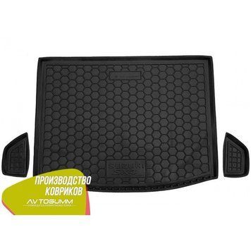 Автомобильный коврик в багажник Suzuki SX4 2014- верхняя полка / Резиновый (Avto-Gumm) 27817 фото