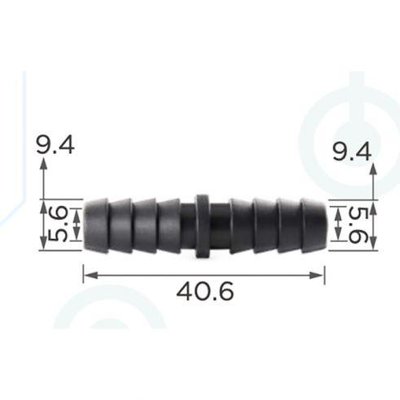 З’єднувач для трубок d9.3мм OEM 22040 (C403) 67618 фото