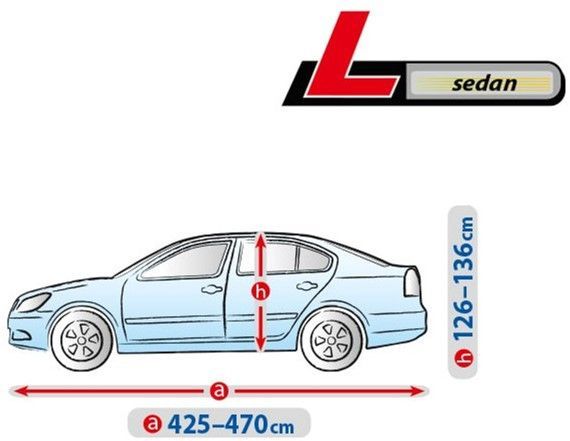 Тент автомобильный для Седана Kegel-Blazusiak L 470 x 136 См Basic Garage (5-3963-241-3021) 61107 фото