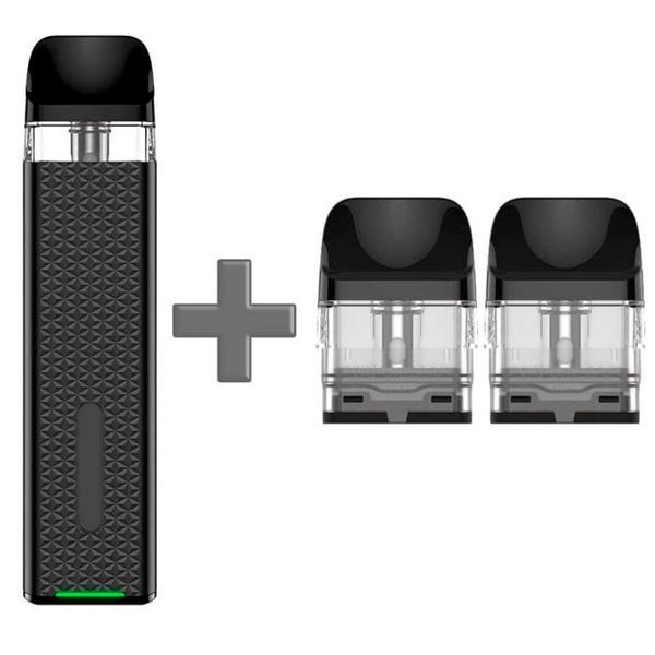 Багаторазовий Pod-Набір Vaporesso Xros Mini 1000mAh 2 мл (Картриджів 1 ОМ 3 шт) Чорний 66331 фото