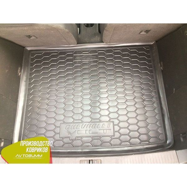 Автомобильный коврик в багажник Chevrolet Volt 2010- Резино - пластик 42000 фото