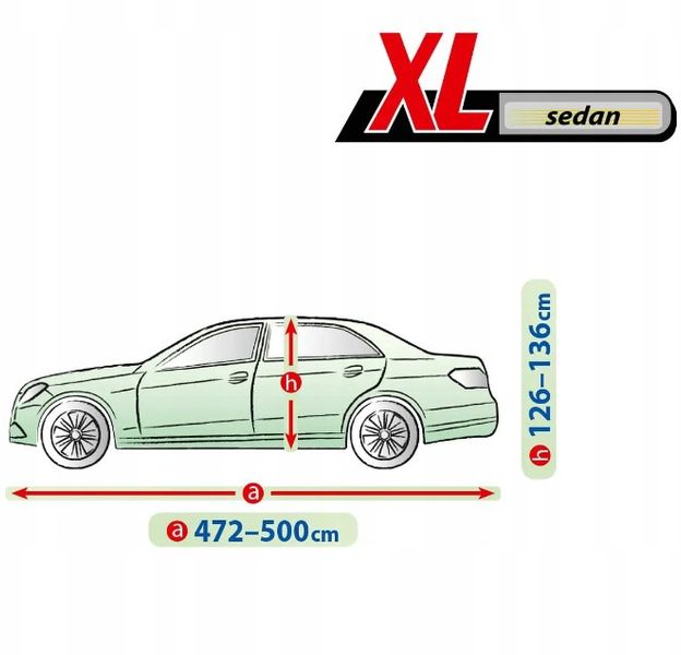 Тент автомобильный для Седана XL 500 x 178 x 136 см Membrane Garage (5-4745-248-3050) 75080 фото