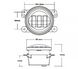 Протитуманні LED Фари круглі D101 mm / 12V / євро роз'єм / регулювання / Жовте та Біле світло / 2 шт 57199 фото 5