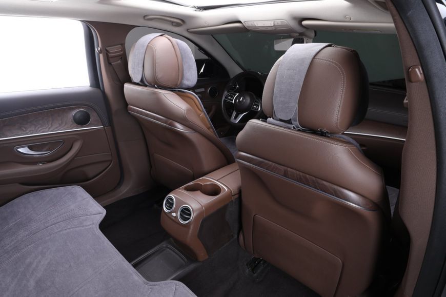Накидки на передні сидіння Алькантара Maybach Додаткова вентиляція Сірі 2 шт 96500 фото