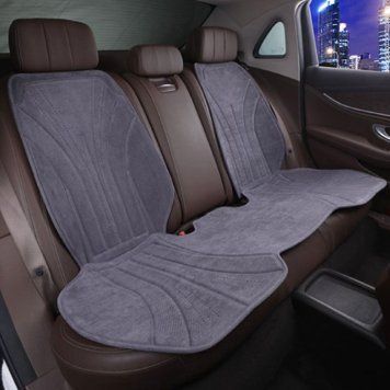 Накидка на задні сидіння Алькантара Maybach Додаткова вентиляція Сірі 1 шт 96501 фото