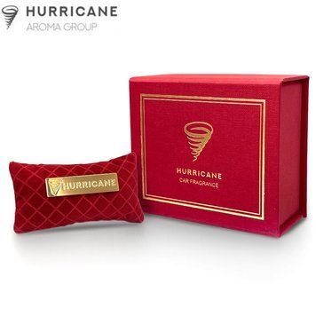 Ароматизатор автомобільний арома саше Hurricane Red Gold Premium ручної роботи 57689 фото