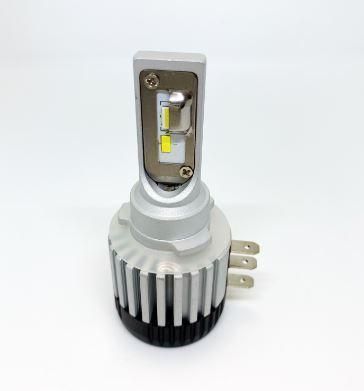 LED лампи автомобільні H15 радіатор кулер 8000Lm EA S6/CSP/32W/5000K/IP65/9-32V 2шт 1378 фото