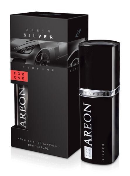 Ароматизатор повітря Areon Car Perfume 50ml Black Silver 34646 фото