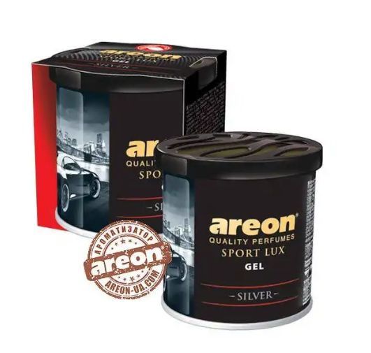 Ароматизатор повітря Areon Gel Can Sport Lux Silver 58266 фото