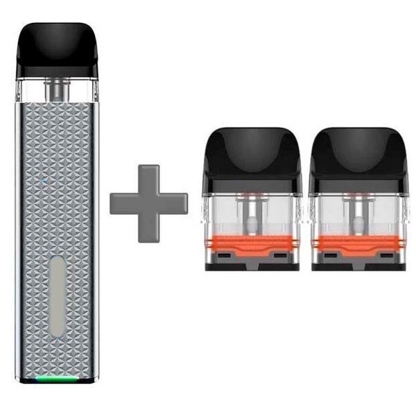 Багаторазовий Pod-Набір Vaporesso Xros Mini 1000mAh 2 мл (Картриджів 0.8 ОМ 3 шт) Сірий 66332 фото