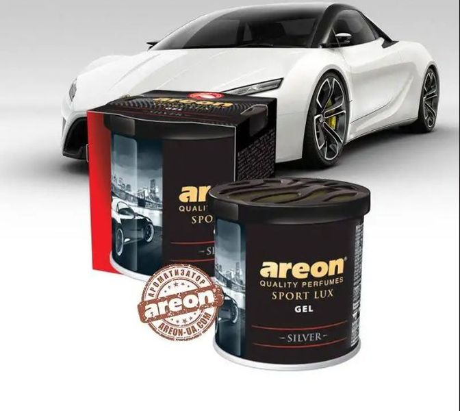 Ароматизатор воздуха Areon Gel Can Sport Lux Silver 58266 фото