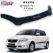 Дефлектор капота мухобойка Skoda Fabia 5J 2007-2011 Евро Крепление (Vip Tuning) MS10107 фото