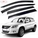 Дефлектори вікон вітровики HIC для Volkswagen Tiguan 2007-2015 Оригінал (VW26) 63841 фото