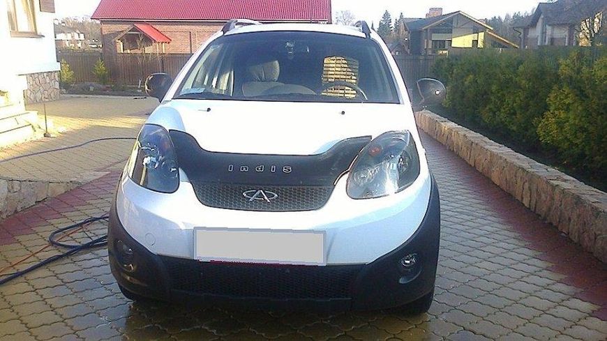 Дефлектор капота мухобойка Chery IndiS S18D/(Chery Beat) 2011- 2554 фото