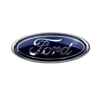 Емблема Ford синя 150х60 мм метал (на скотчі) 94795 фото