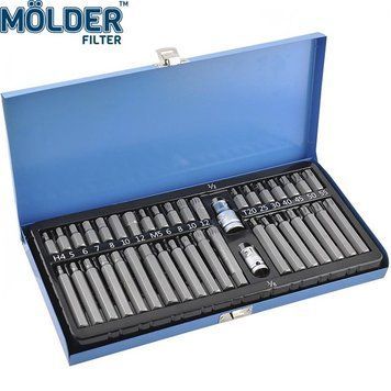 Набор бит Шестигранники и Звездочки Hex Torx Molder 40 предметов Оригинал (MT68040) MT68040 фото