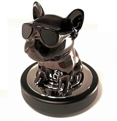 Ароматизатор Освежитель воздуха в машину Bulldog с качающейся головой Черный БульДог 67643 фото