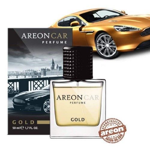 Ароматизатор повітря Areon Car Perfume 50ml Black Silver 34646 фото