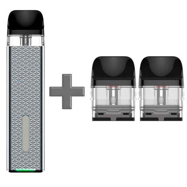 Багаторазовий Pod-Набір Vaporesso Xros Mini 1000mAh 2 мл (Картриджів 1 ОМ 3 шт) Сірий 66333 фото