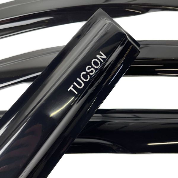 Дефлектори вікон вітровики Acrylic для Hyundai Tucson (TL) 2015-2020 Гнучкі 44636 фото