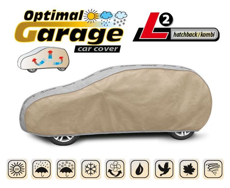 Тент автомобільний для Хечбека / Універсалу Kegel-Blazusiak L2 455x136 см Optimal Garage (5-4315-241-2092) 61535 фото