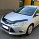 Дефлектор капота мухобойка Ford Focus III 2011-2015 Евро Крепление (Vip Tuning) 2053 фото 2