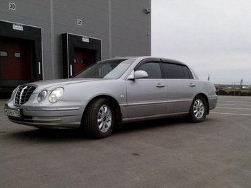 Дефлекторы окон ветровики Kia Opirus 2003 EuroStandard KE13303 фото