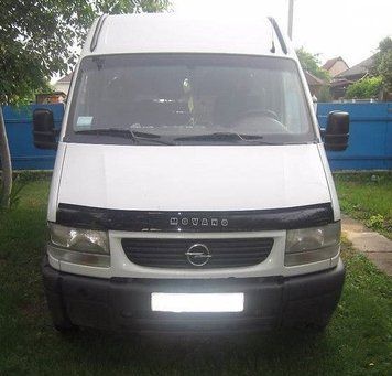 Дефлектор капота мухобойка Opel Movano 1998-2003 9773 фото