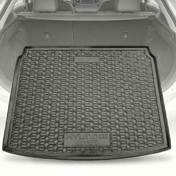 Автомобильный коврик в багажник Hyundai ix35 2010- / Резиновый (Avto-Gumm) 28608 фото