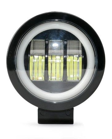 Светодиодная дополнительная LED фара 90х60 mm / Линза с ДХО / 30W / 10Wх3 / 10-30V / 3500LM / 1 шт 57190 фото